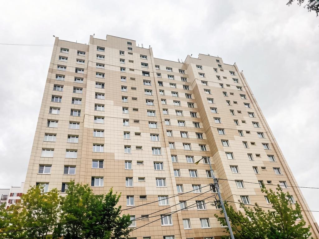 Гостиничный комплекс «Орехово» — фасад с облицовкой керамогранитом, фото 3